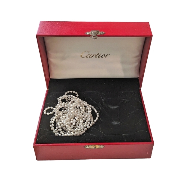 Large rare Vintage Cartier velvet lined Jewelry box - Picture 4 of 16